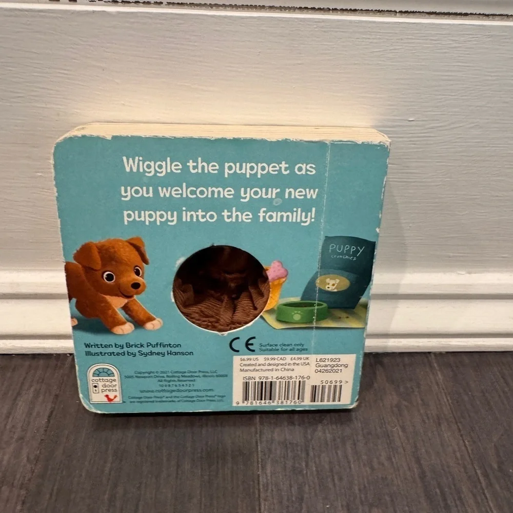 Puppy Love Finger Puppet Small Children's Board Book